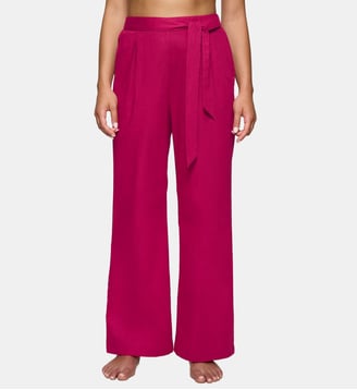 Pantalon à pinces en coton - Triumph - Framboise