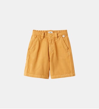 Short droit en coton - IL GUFO - Beige moyen