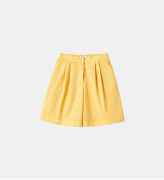Short droit en coton - IL GUFO - Mangue