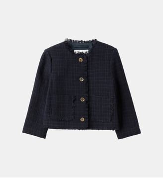 Veste courte Chanel - IL GUFO - Bleu marine