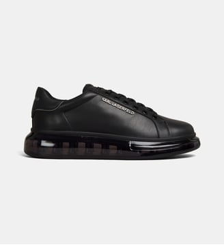 Baskets basses Kapri Kushion cuir - Karl Lagerfeld - Noir