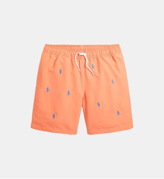 Short de bain pony all-over - Polo Ralph Lauren - Orange
