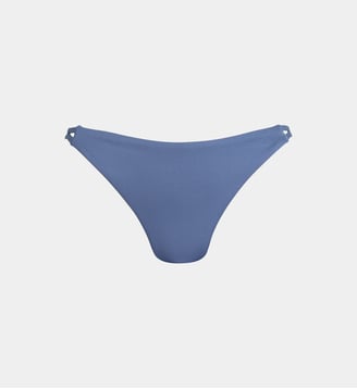 Bas de bikini tanga siglé - Calvin Klein - Bleu