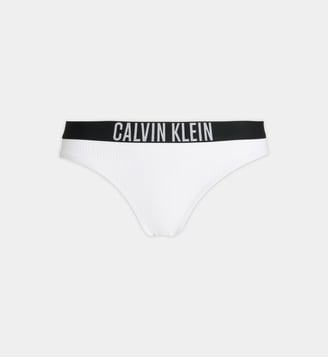 Bas de bikini tanga signature - Calvin Klein - Blanc