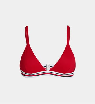 Soutien-gorge triangle 3 bandes  - Tommy Hilfiger - Rouge