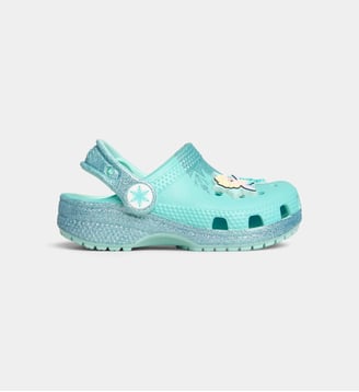 Sabots compensés Frozen Elsa - Crocs - Bleu turquoise