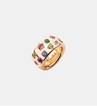 Bague Large en or rose et pierres - Pomellato - Rose