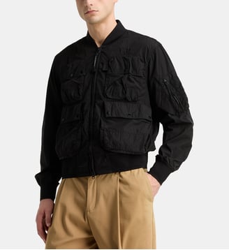 Bomber droit Chrome-R - C.P. Company - Noir