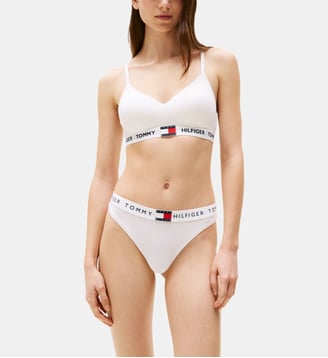 String Heritage en coton - Tommy Hilfiger - Blanc