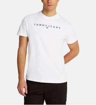 T-shirt droit en coton - Tommy Hilfiger - Blanc