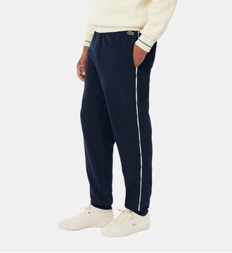 Jogging droit signature - Lacoste - Bleu marine