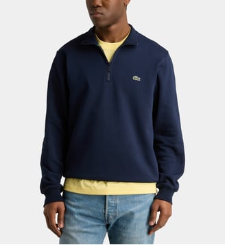 Sweat camionneur en coton - Lacoste - Bleu marine
