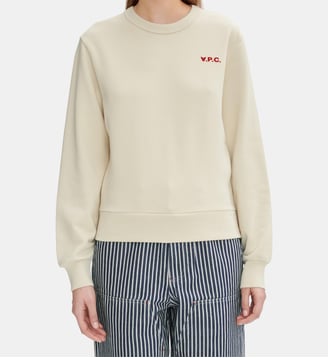Sweat Boxy petit VPC - A.P.C. - Mastic