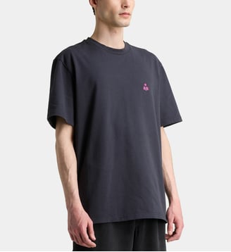 T-shirt droit Hugo en coton - Isabel Marant - Bleu nuit