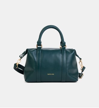 Sac à main Mini Thylane en cuir - Nat & Nin - Vert empire