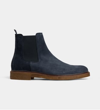 Boots Chelsea Nazaire en croûte de cuir
- Comptoir GL - Bleu foncé