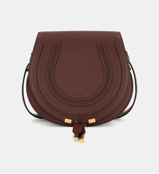 Sac à main Marcie cuir - Chloé - Dark brown
