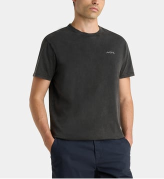 T-shirt droit Popinamore en coton bio - Maison Labiche - Gris carbone