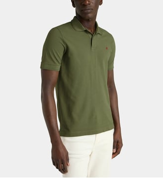 Polo droit coton piqué - Replay - Kaki