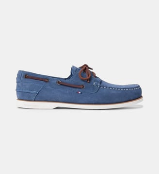 Chaussures bateau à nouer - Tommy Hilfiger - Bleu vintage