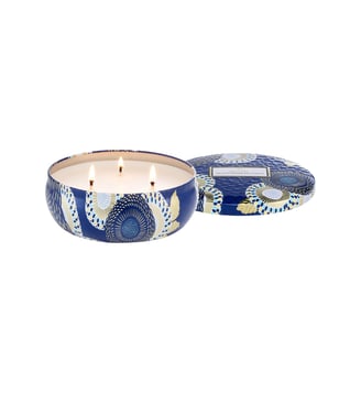 Bougie parfumée Mediterranean Lemon 340 g - Voluspa - Bleu