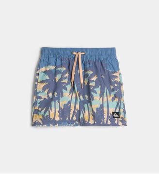 Short de bain Everyday Volley tropical - Quiksilver - Bleu acapulco