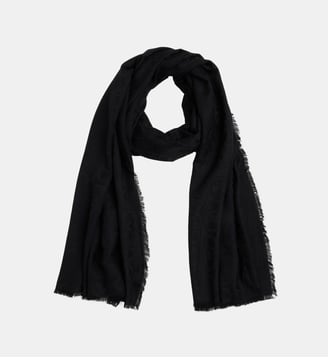 Etole en jacquard monogrammé - Liu Jo - Noir