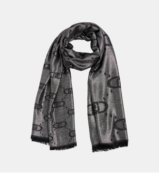 Etole lurex monogrammée - Liu Jo - Noir