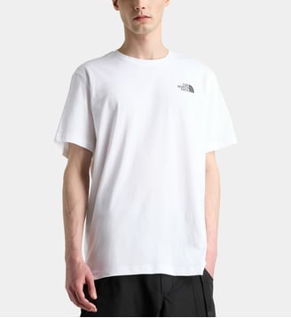 T-shirt Box à logo en coton - The North Face - Blanc