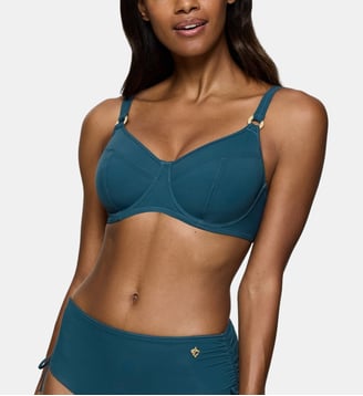 Haut de maillot de bain à armatures Summer Twist - Triumph - Bleu lagon