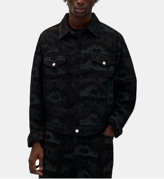 Veste Heart print laser  - Arte - Black