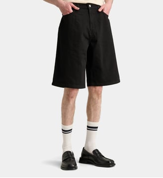 Bermuda large denim - Arte - Noir denim