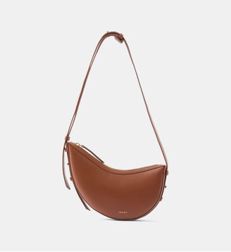 Sac à main asymétrique Wino Mini en cuir - Soeur - Naturel