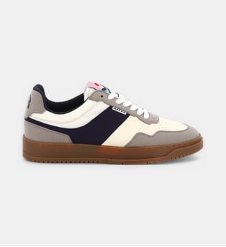Baskets basses Retro Kiboko Cordura - Meeko - Marine et blanc