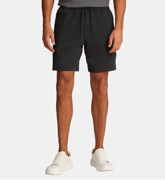 Short droit en coton mélangé - Calvin Klein - Noir