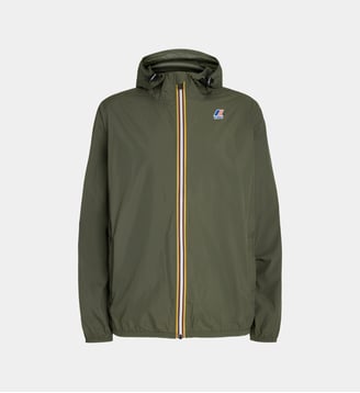 Coupe-vent imperméable droit Le Vrai 4.0 Claude capuche  - K-Way - Kaki