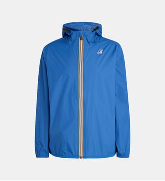 Coupe-vent imperméable droit Le Vrai 4.0 Claude capuche - K-Way - Bleu royal