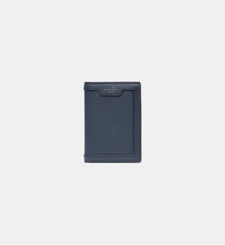 Portefeuille Charlie en cuir  - Lancel - Bleu foncé
