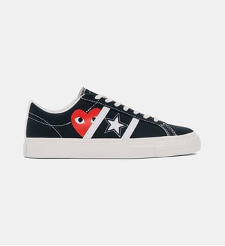 Baskets basses coton canvas - Comme des Garçons PLAY - Noir