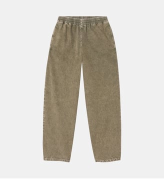 Pantalon droit en coton  - American Vintage - Olive