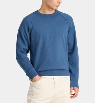 Pull Rullin en coton - Galeries Lafayette - Bleu chiné