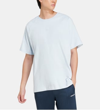 T-shirt droit signature - Adidas Originals - Bleu clair
