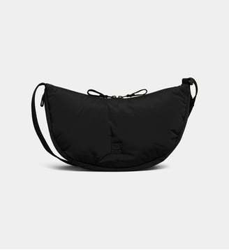Sacoche demi lune recyclée vegan - Got Bag - Noir