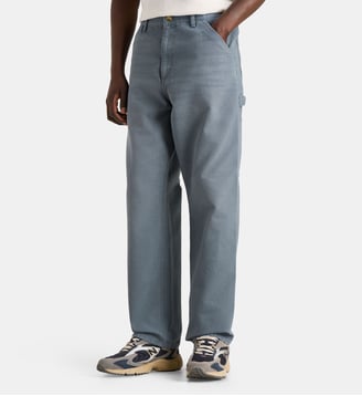 Pantalon carpenter droit Single Knee - Carhartt WIP - Bleu vintage