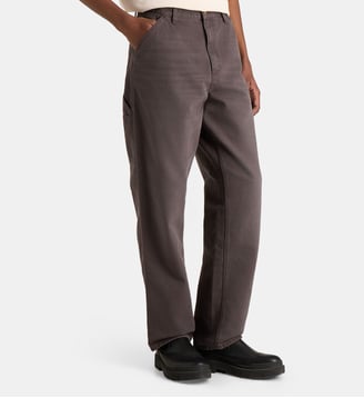 Pantalon carpenter droit Single Knee - Carhartt WIP - Marron violet