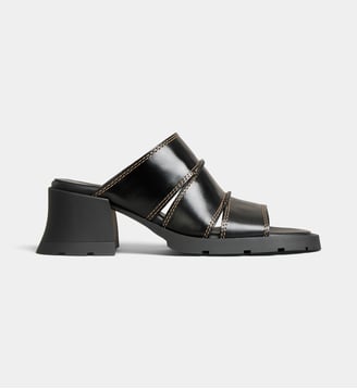 Mules à talon Jadzia cuir - Miista - Black