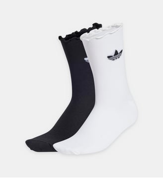 Lot de 2 paires de chaussettes classiques signature - Adidas Originals - Blanc et noir