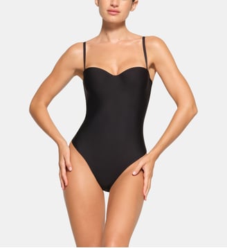 Body Underwire fines bretelles - Skims - Noir