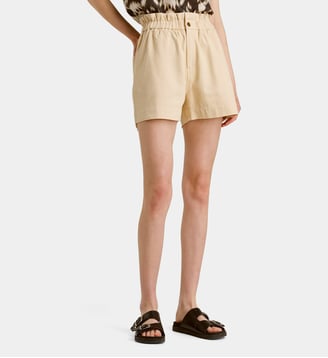 Short Léon en coton - By Bar Amsterdam - Beige clair