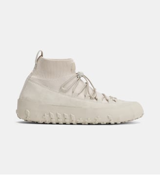 Baskets montantes en cuir - Lemaire - Beige moyen